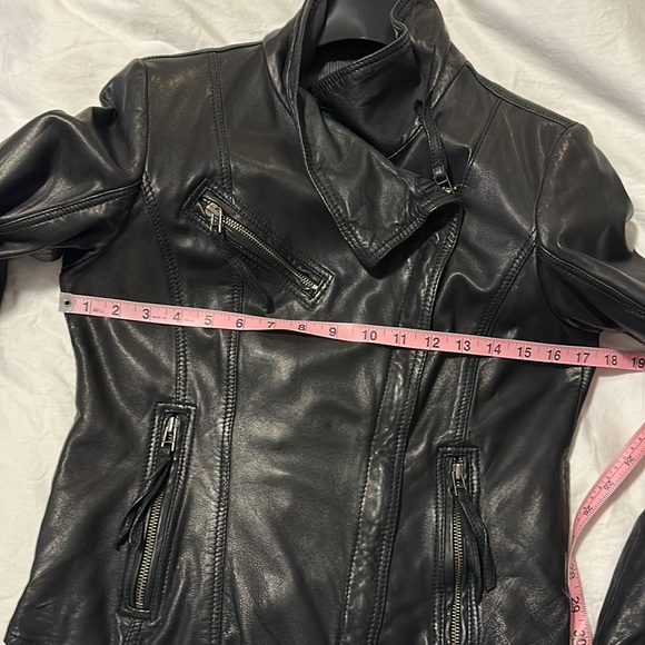 Daniel Leather Moto Jacket - Picture 7 of 10